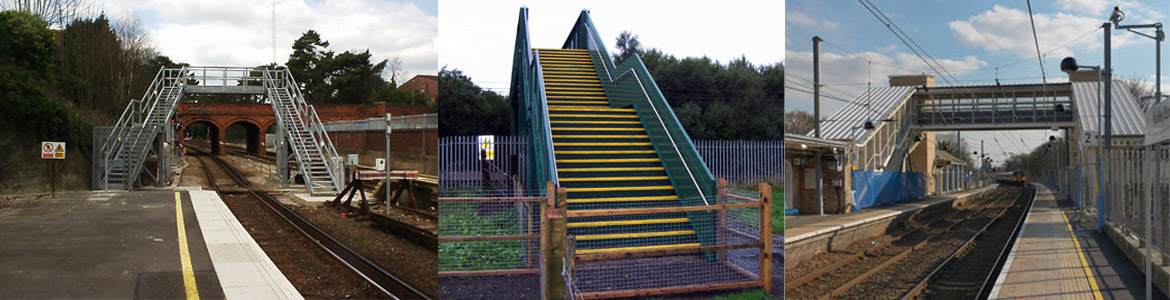 Rail bridge steel structures